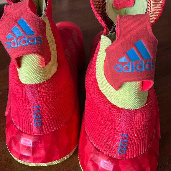 NEW Size 18 Mens Adidas N3XT L3V3L Pastel Art G27761 Knitted Basketball Sneakers - Picture 9 of 12